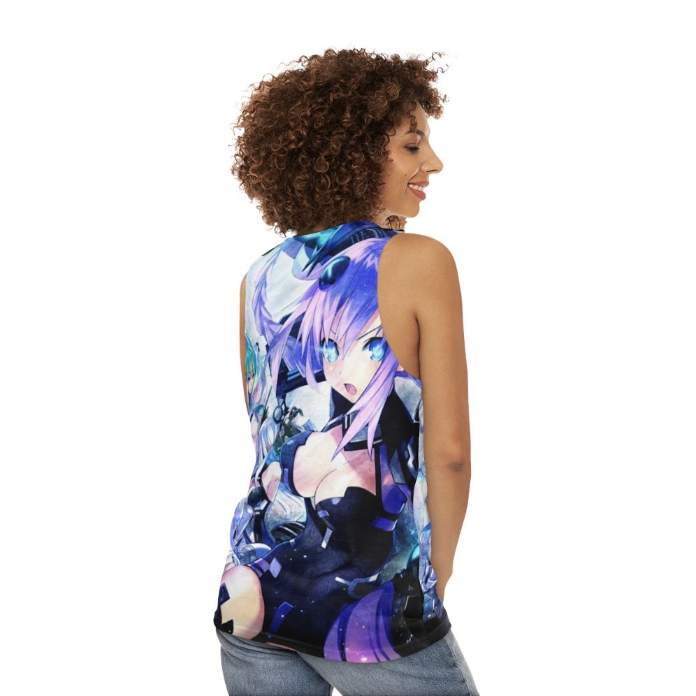 Hyperdimension Neptunia Unisex Tank Top - women back