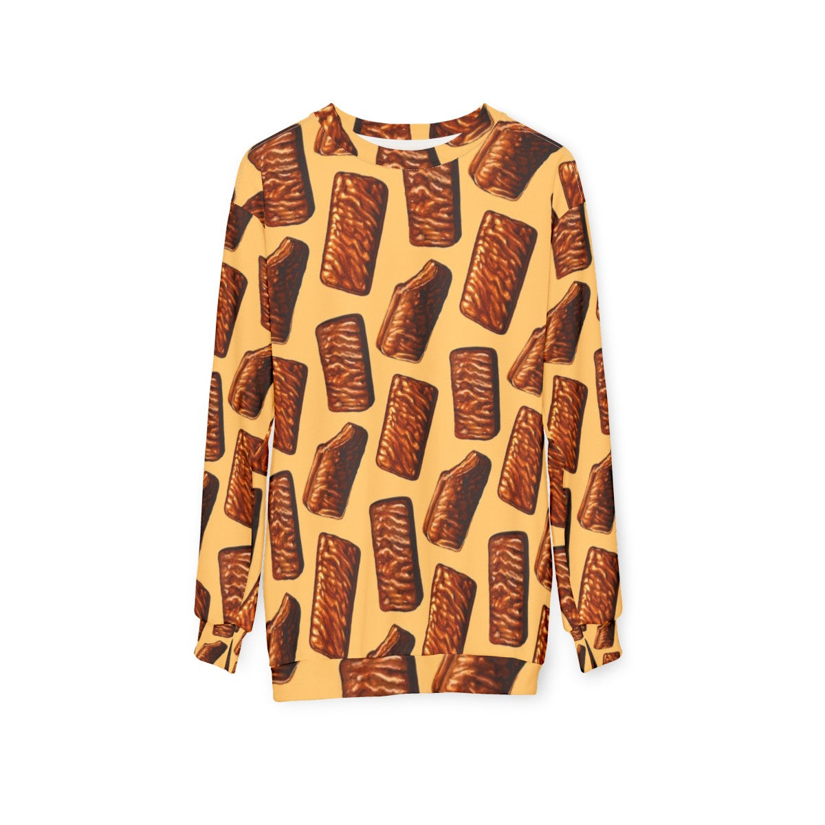 Tim Tam chocolate biscuit pattern sweatshirt - hanging