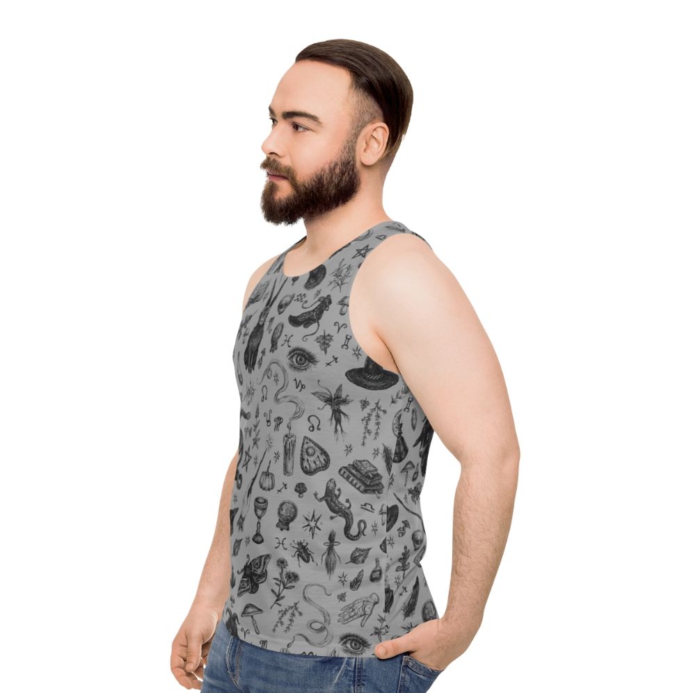 Salem witch unisex tank top - men side