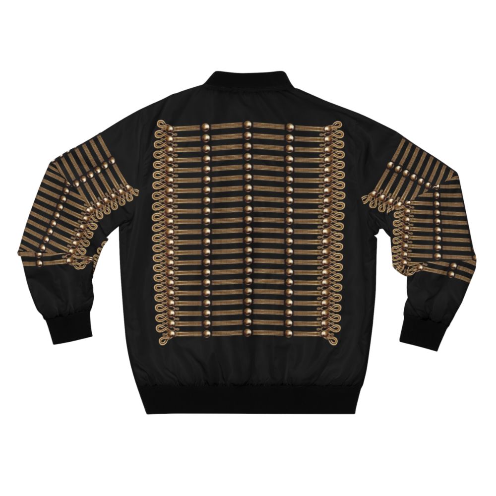 Hussar Bomber Jacket - Napoleonic Military Uniform Inspired Jacket - Back