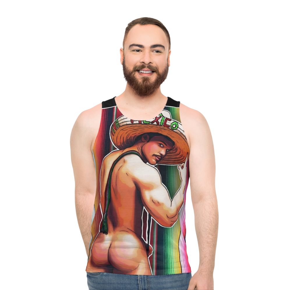 Latinx pride unisex mexico muscle tank top - men