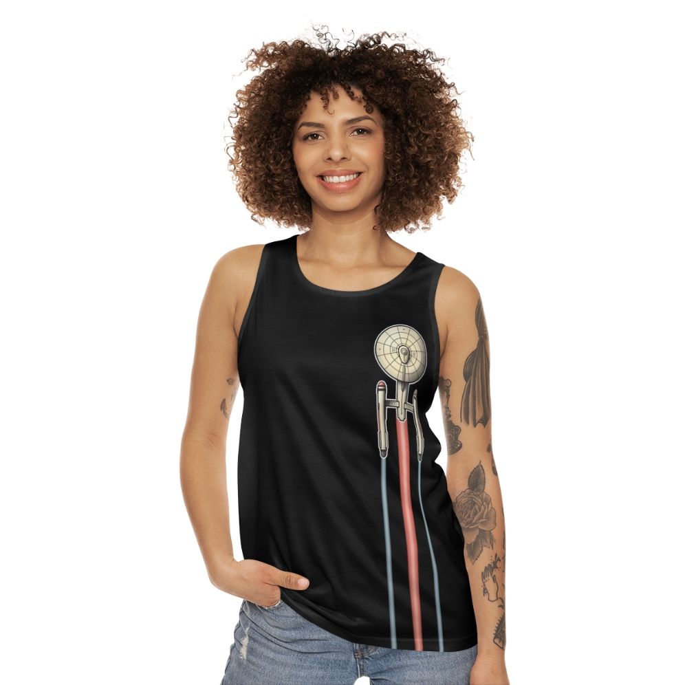 Unisex Star Trek USS Enterprise NCC-1701 Tank Top - women