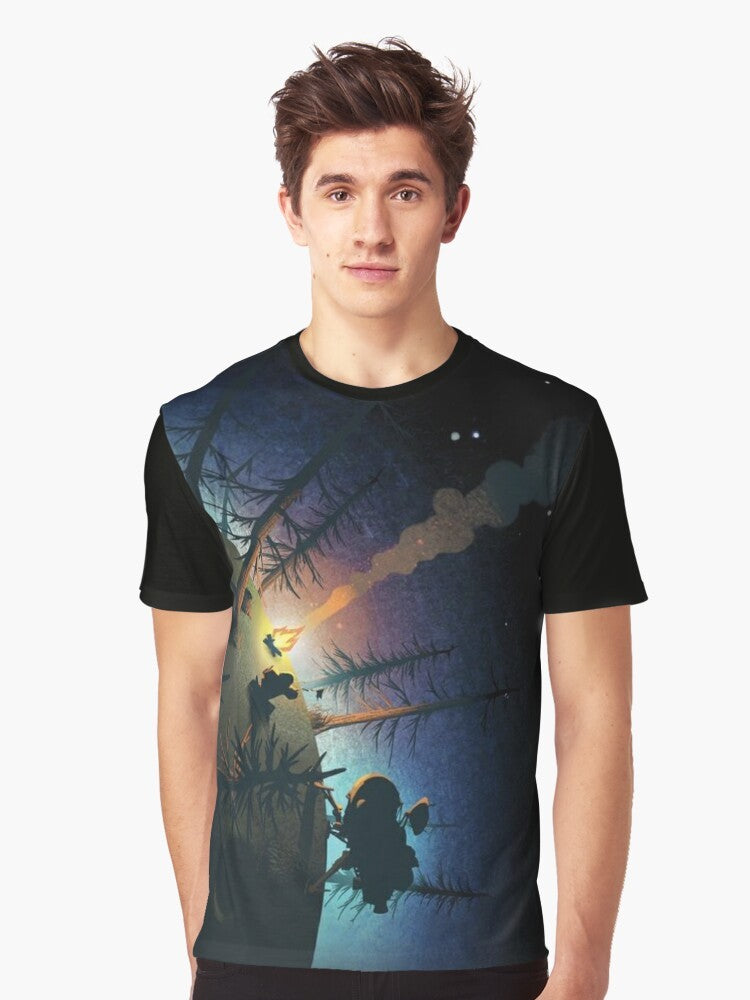 Outer Wilds video game adventure graphic t-shirt - Men