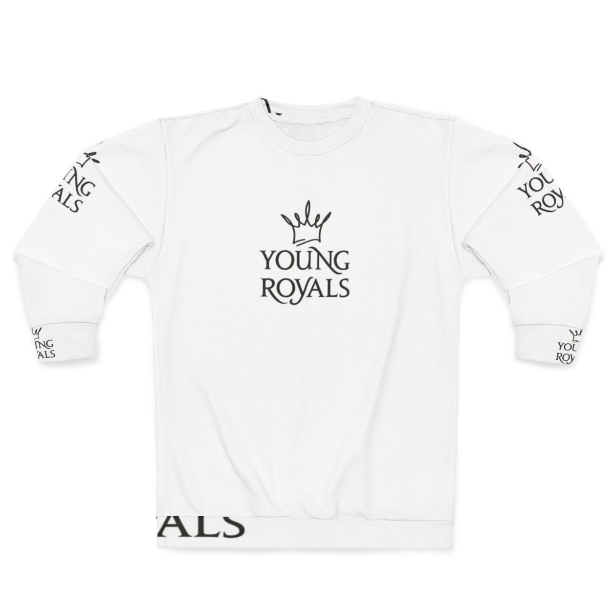 Young Royals Crown Sweatshirt with Edvin Ryding and Omar Rudberg