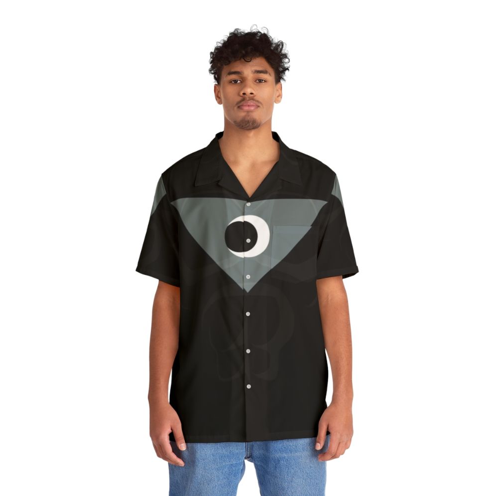 Midnighter Hawaiian Shirt - Superhero Comic Book Cosplay Apparel - People Front