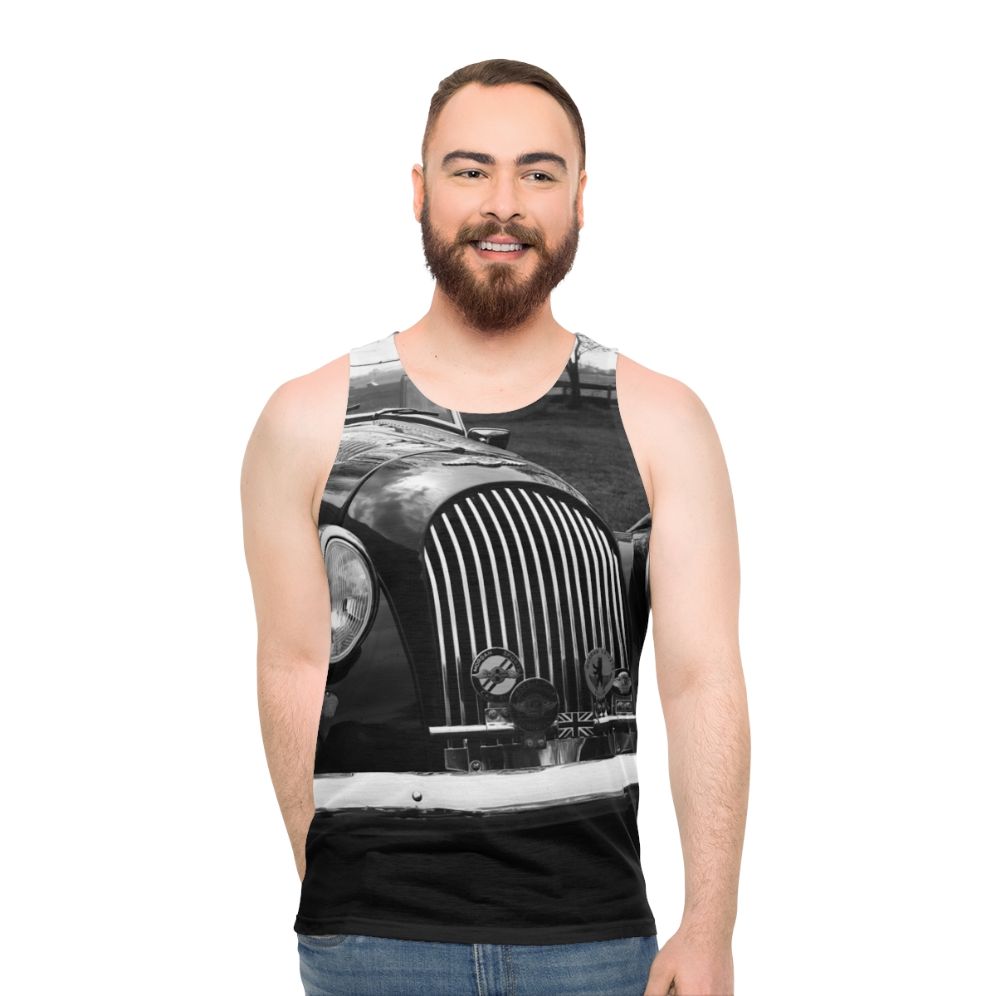 Vintage 1966 Morgan Plus 4 Unisex Tank Top - men