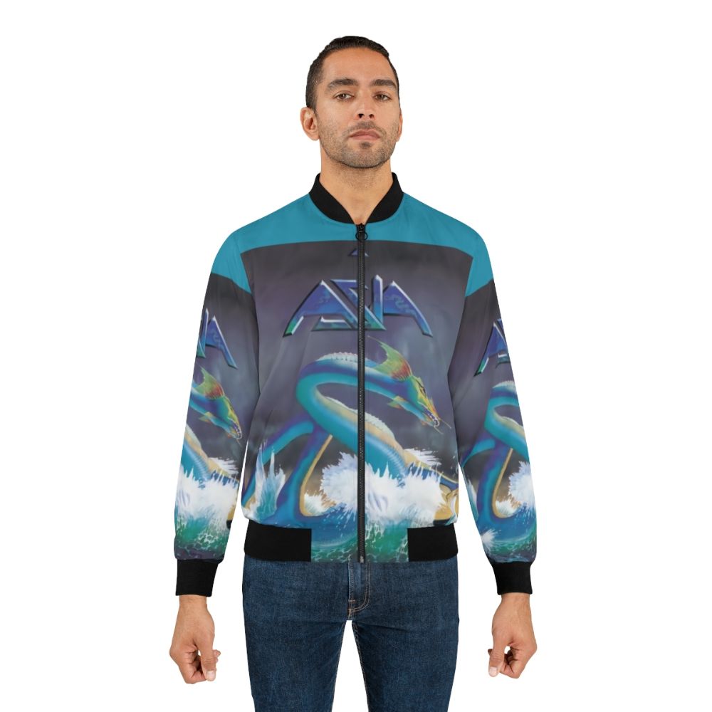 Retro Asia (1982) Bomber Jacket - 80s Progressive Rock Album Cover Design - Lifestyle