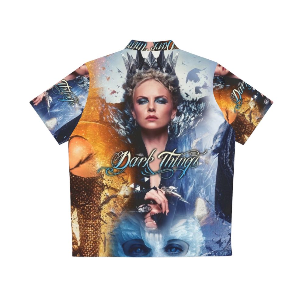 Evil Queen Ice Queen Fantasy Art Hawaiian Shirt - Back