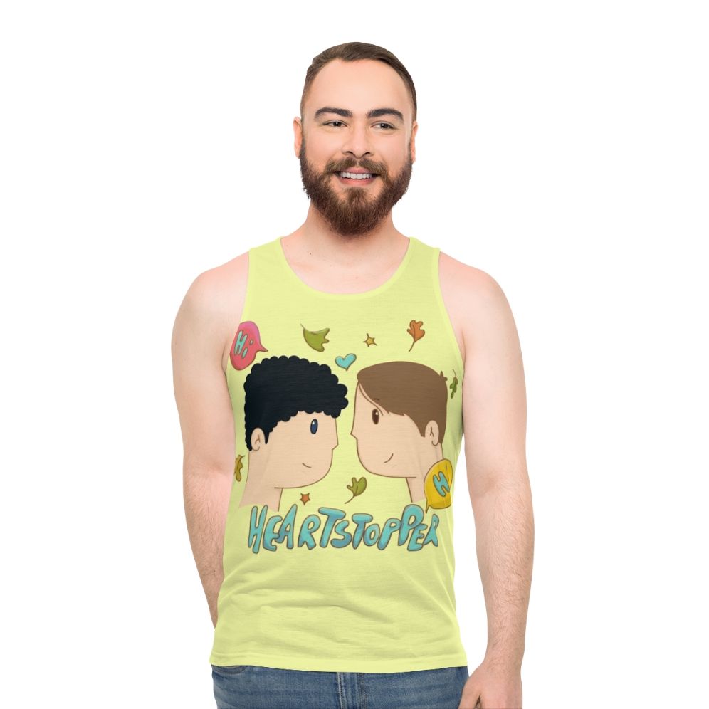 Heartstopper Nick and Charlie Unisex Tank Top - men