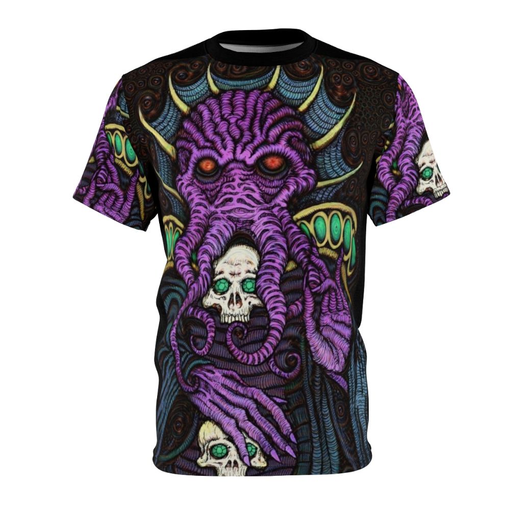 Mysterious Mind Flayer Inspired T-shirt for Dungeons & Dragons Fans