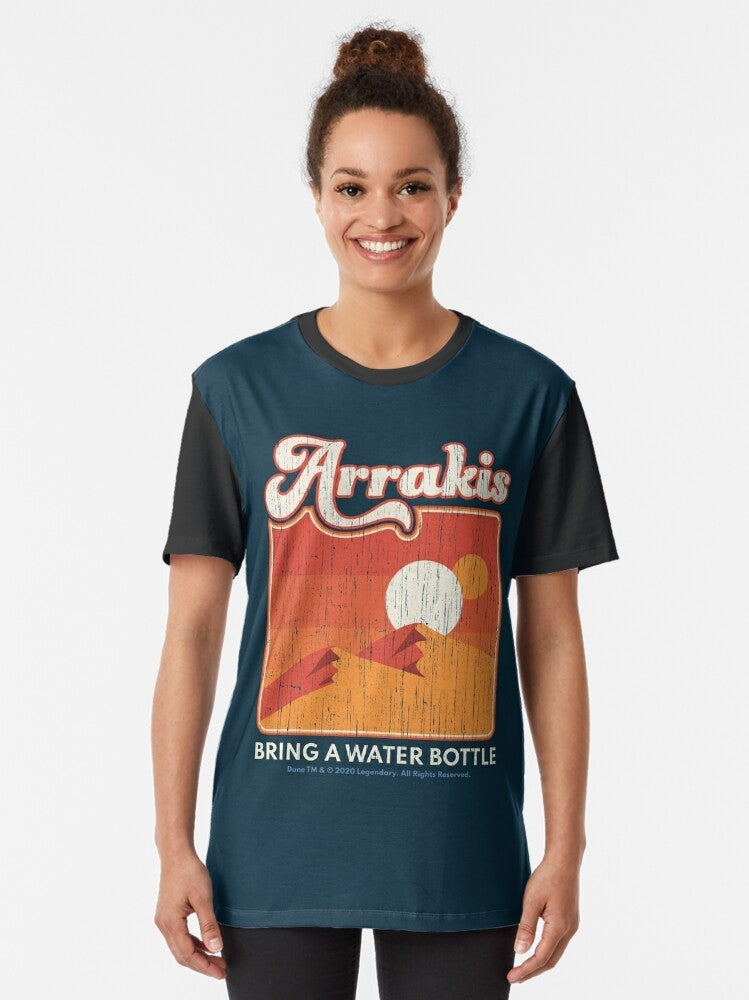 Dune 2020 Arrakis Desert Graphic T-Shirt - Women