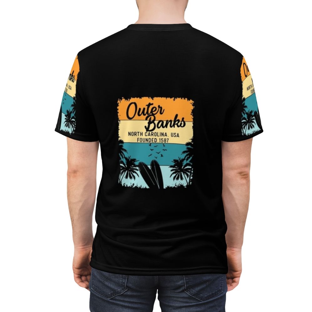 Outer Banks, North Carolina (OBX) coastal t-shirt - men back