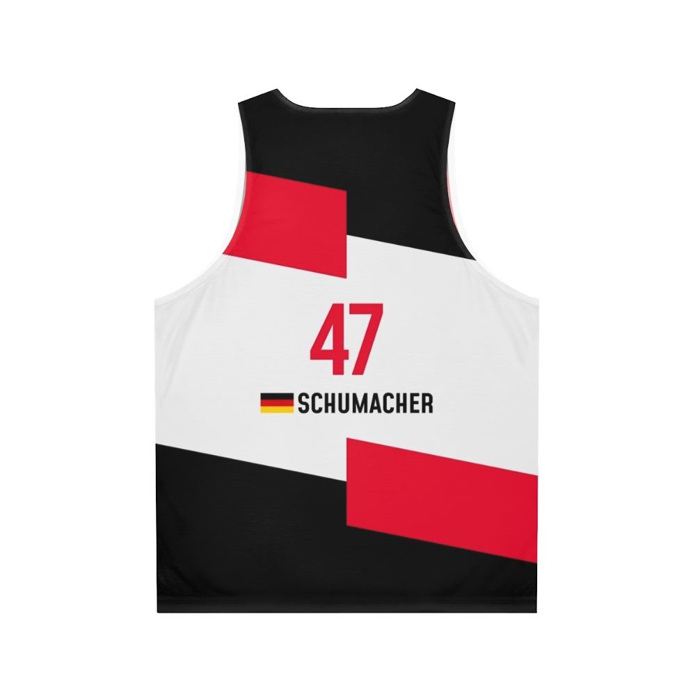 F1 2021 Schumacher Classic Unisex Tank Top - Back