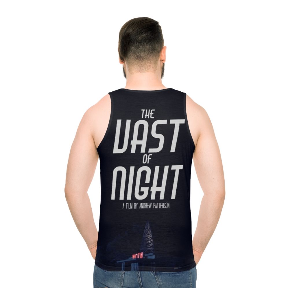 The Vast of Night Unisex Tank Top - men back