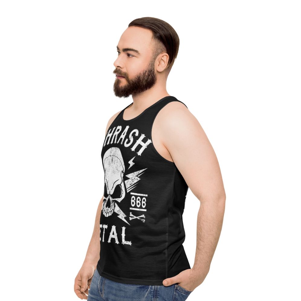 Thrash metal unisex tank top - men side