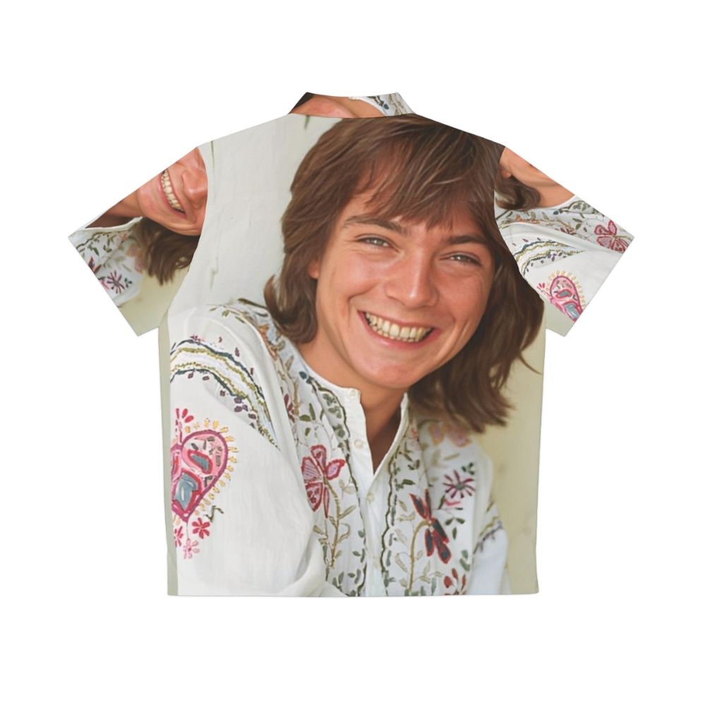 David Cassidy Singer Hawaiian Shirt - Back