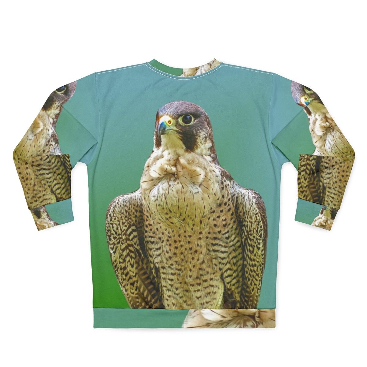 Majestic Peregrine Falcon Sweatshirt - Back