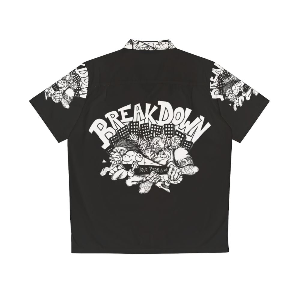 Breakdown HC Hawaiian Shirt - Tropical Summer Fashion - Back