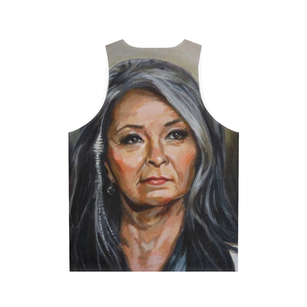 Roseanne Barr Unisex Tank Top - Back