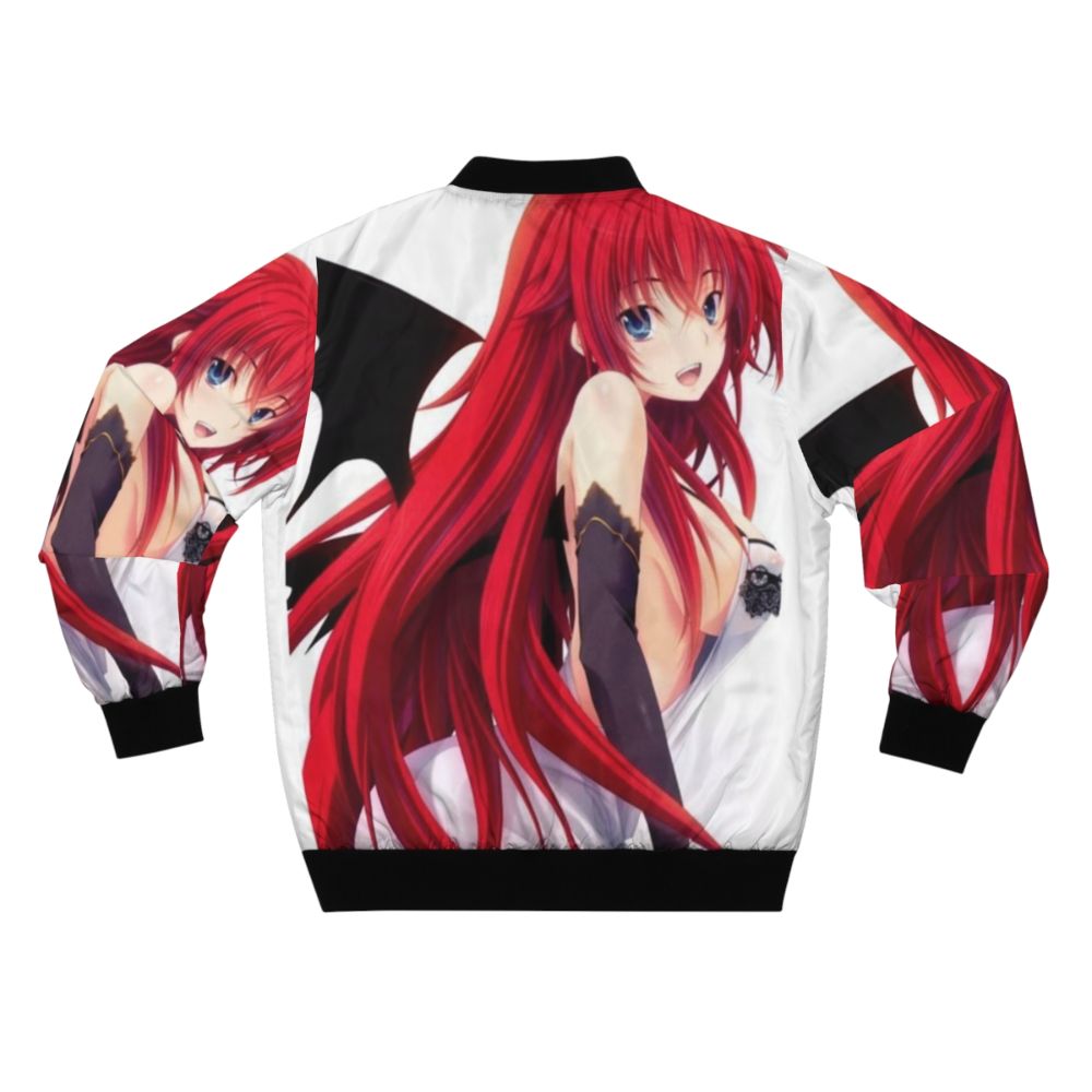 Rias Gremory Anime Inspired Bomber Jacket for Highschool DxD Fans - Back