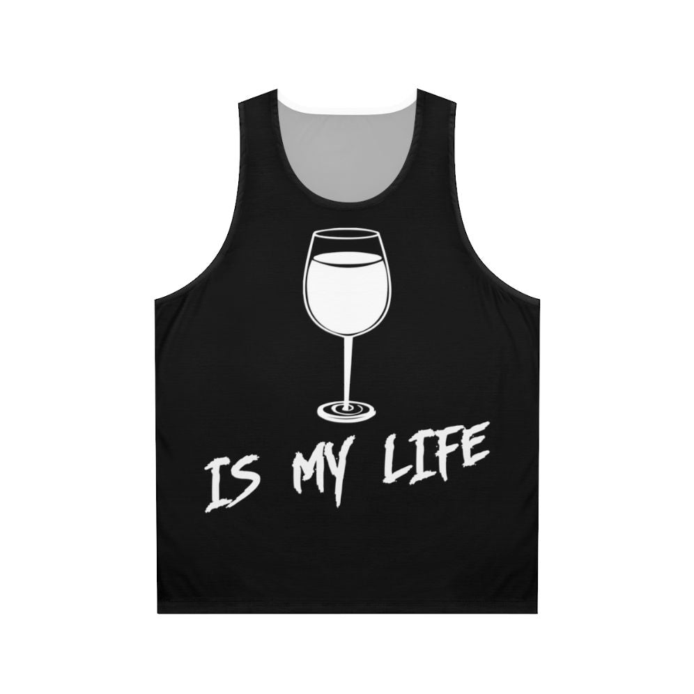 Unisex wine lover tank top