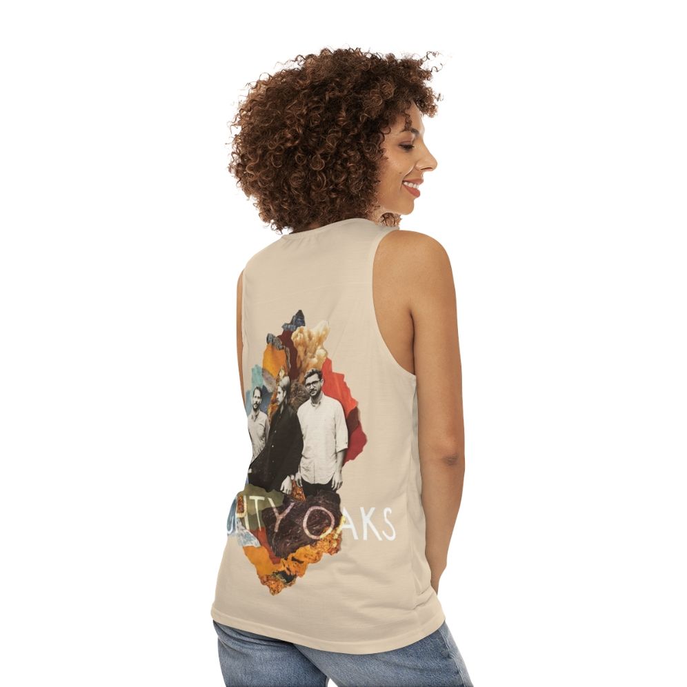 Mighty Oaks Unisex Folk Rock Tank Top - women back