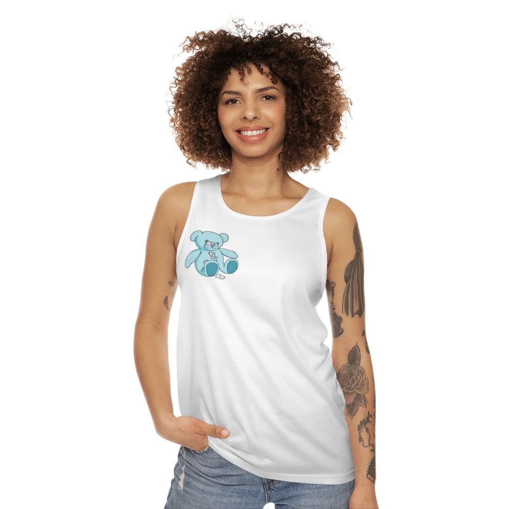 Money Heist Teddy Bear Design Unisex Tank Top - women