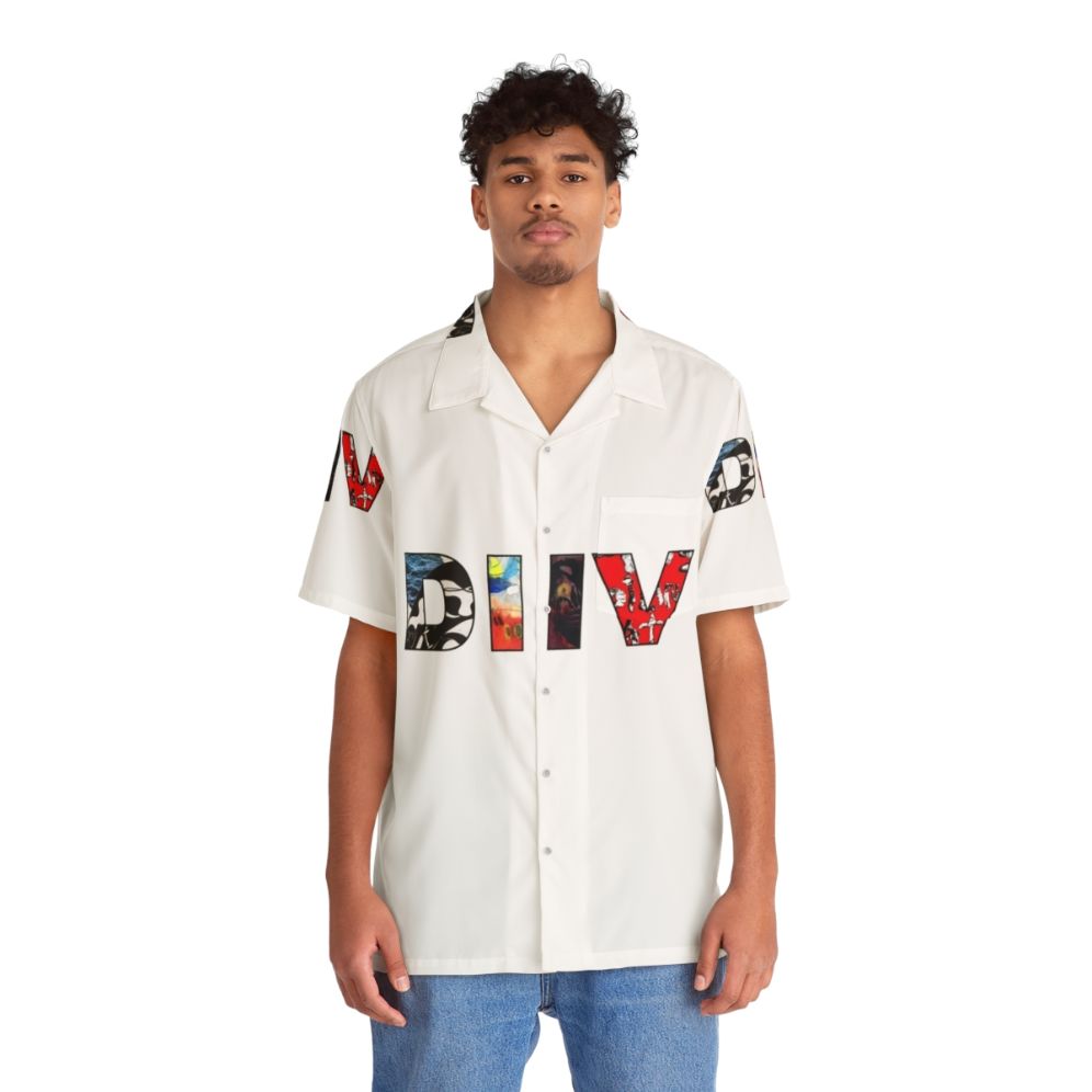 Diiv Hawaiian Shirt with Shoegaze and Dream Pop Inspired Design - People Front