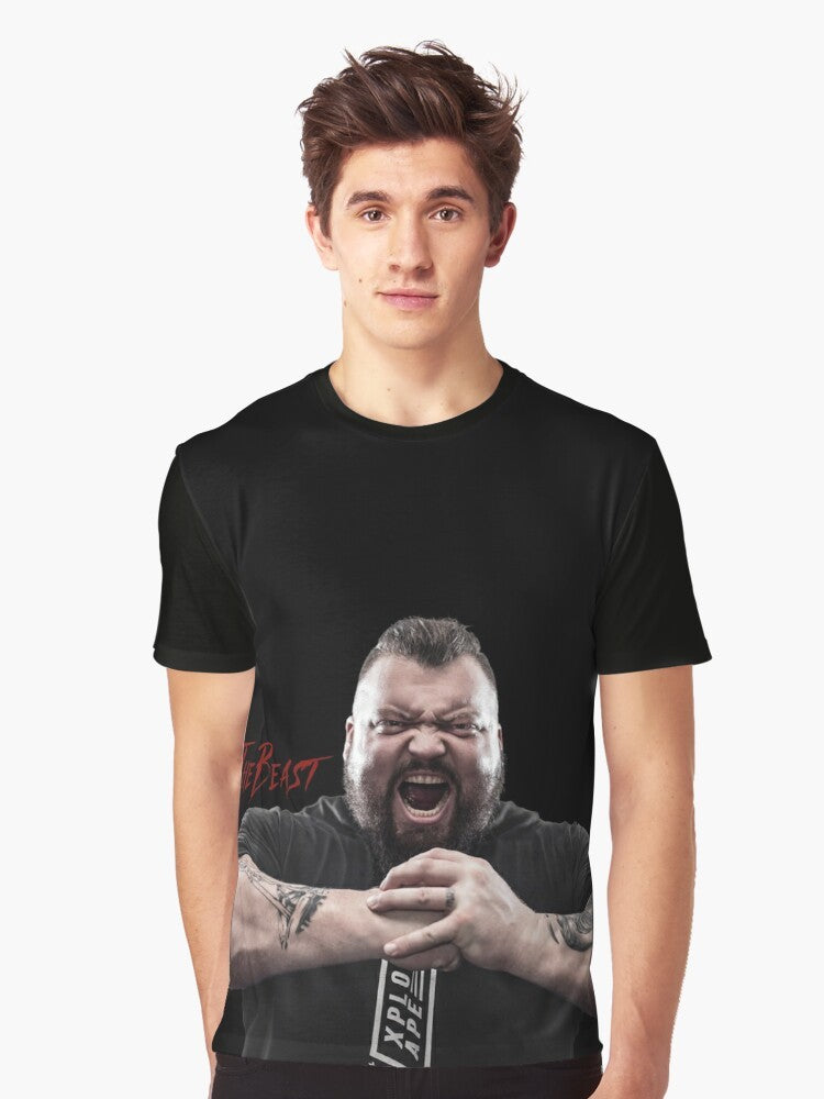 Eddie Hall, The Beast, Worlds Strongest Man, Strongman Graphic T-Shirt - Men