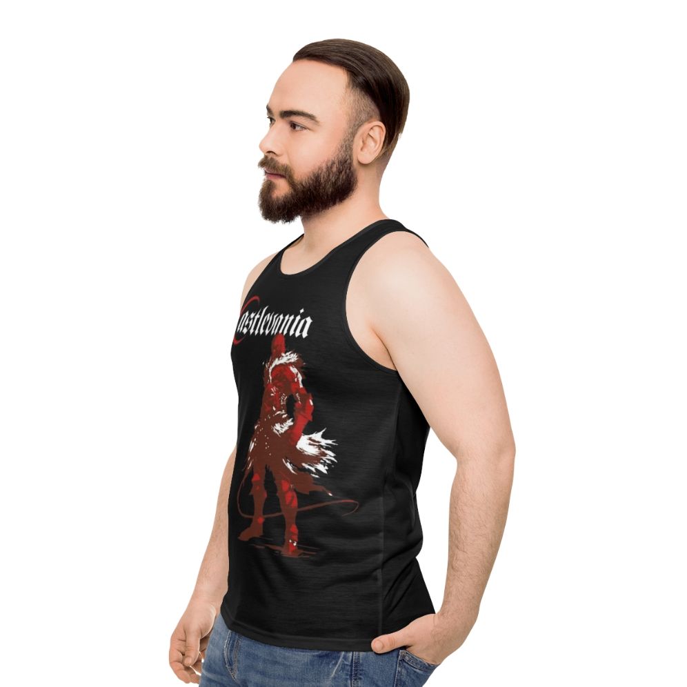 Vampire Killer Castlevania Unisex Tank Top - men side