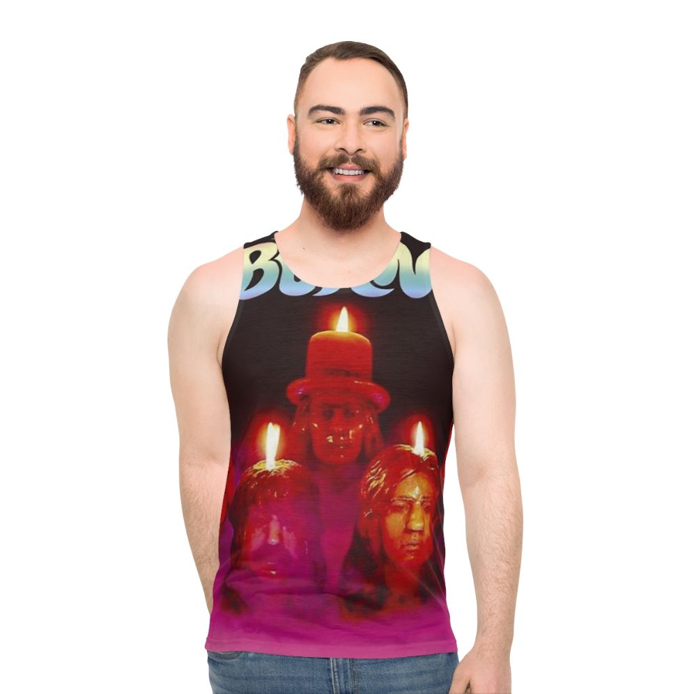 Burn Purple Unisex Tank Top - men