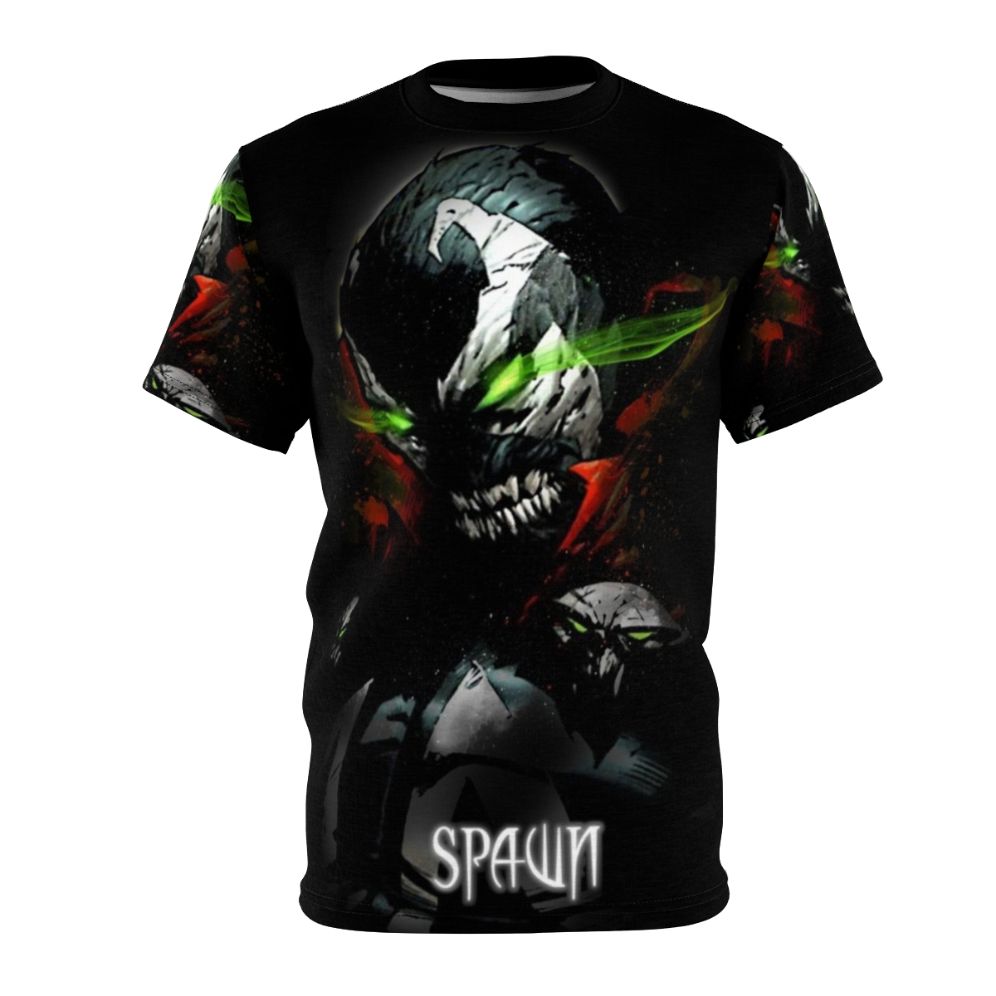 Spawn Rage Lithium Graphic T-Shirt featuring a bold, eye-catching design for comic book and horror enthusiasts