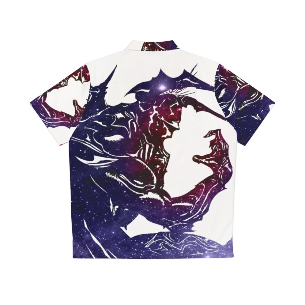 Galaxy Final Fantasy IV (FF4) White Hawaiian Shirt - Back