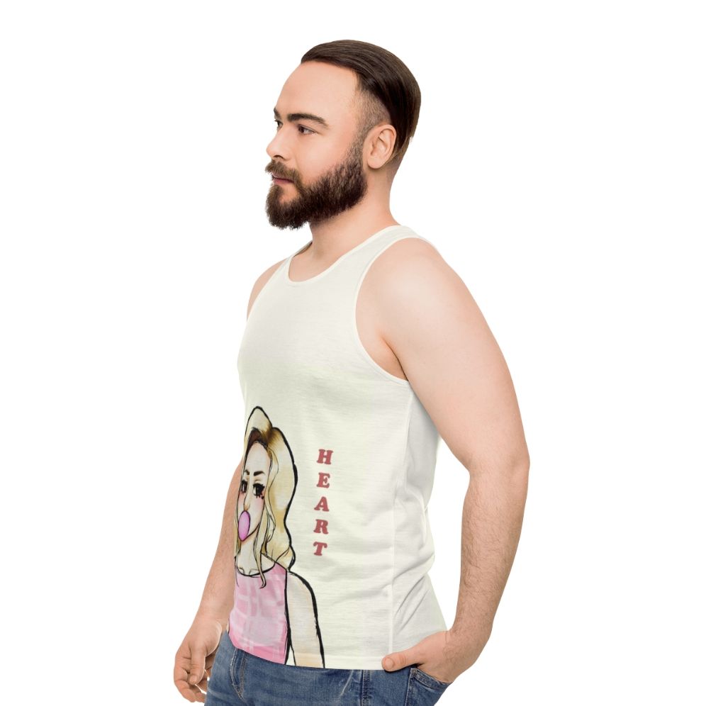 Electra Heart Pink Tank Top - men side