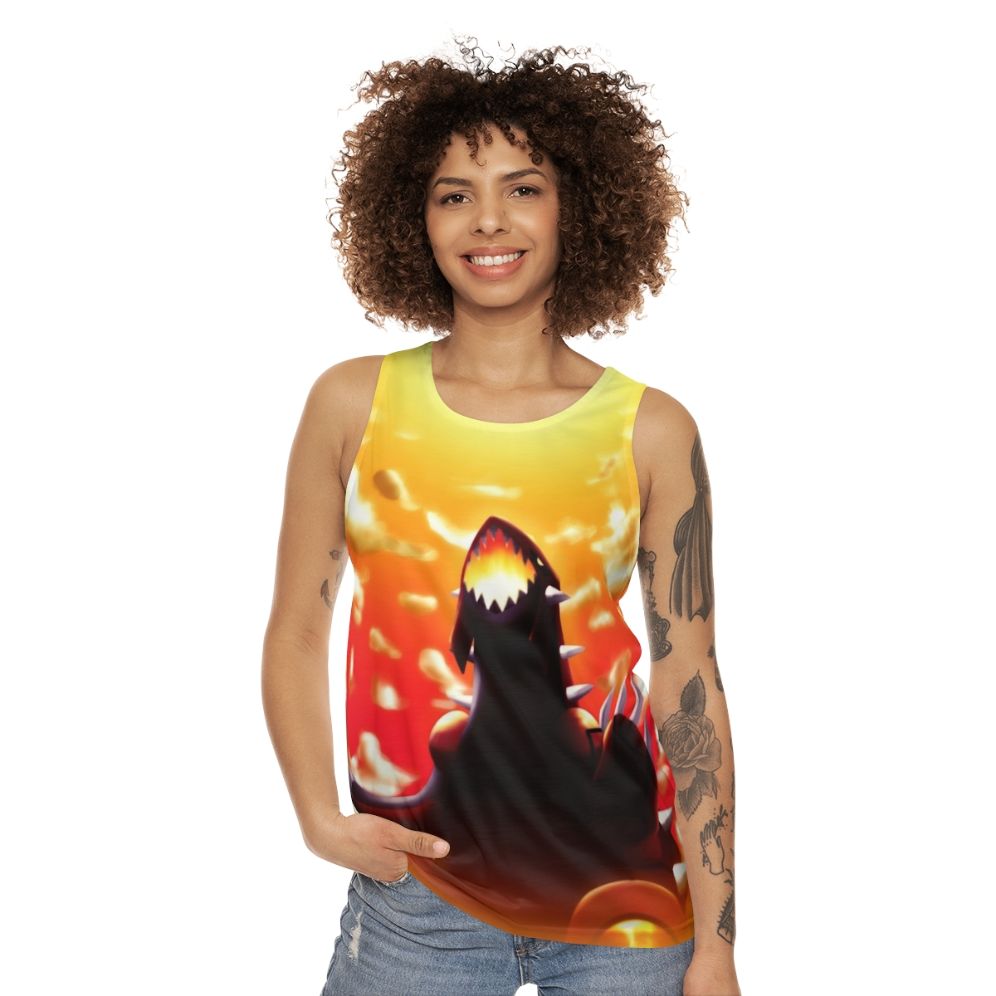 Groudon Pokemon Fan Art Unisex Tank Top - women