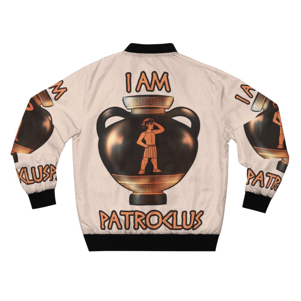 Achilles and Patroclus Inspired Bomber Jacket - Greek Mythology Fashion - Back