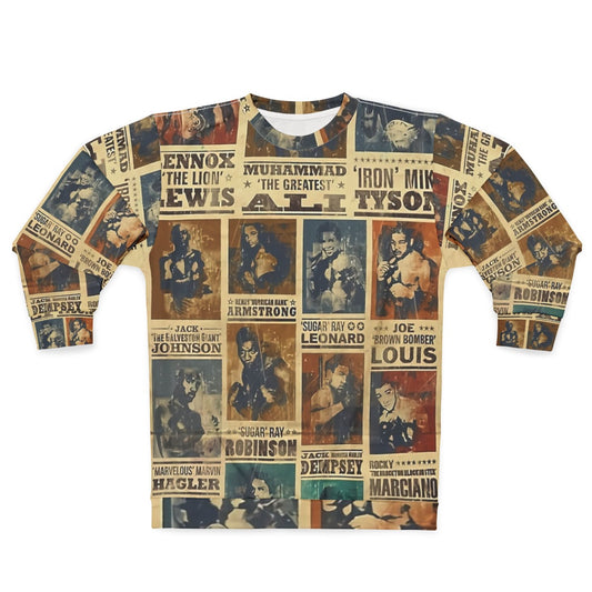 Retro champion boxing poster sweatshirt