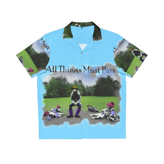 George Harrison "All Things Must Pass" album cover design Hawaiian shirt