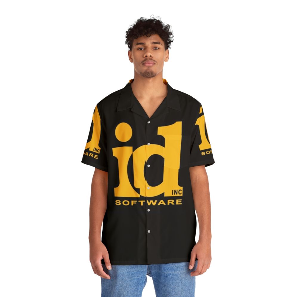 ID Software Hawaiian Shirt for Gamers - People Front