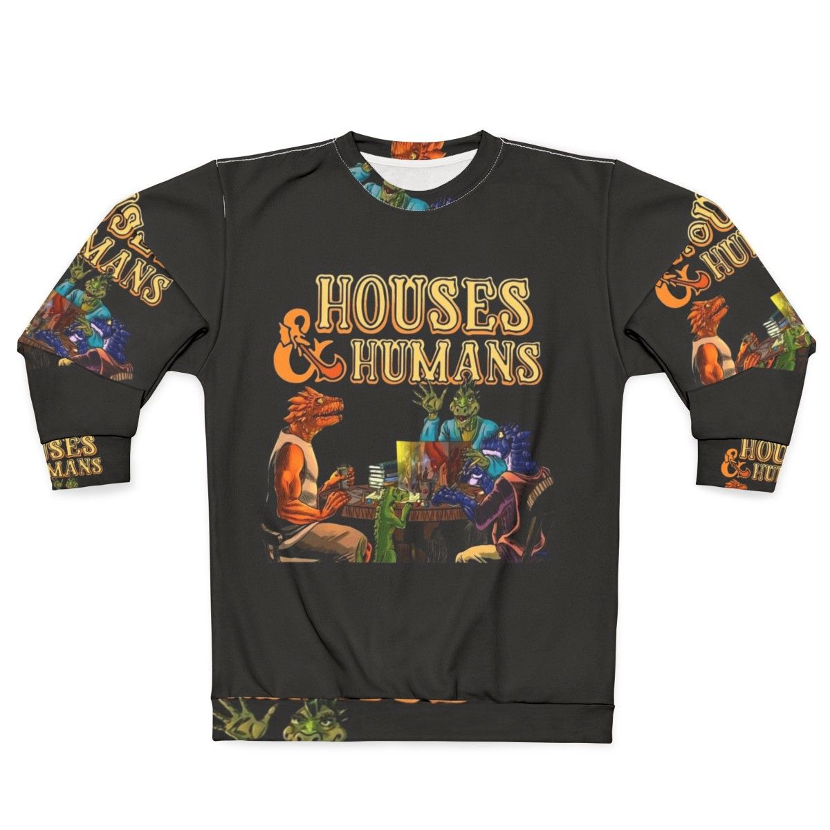 Funny Dungeons & Dragons "Houses and Humans" Sweatshirt