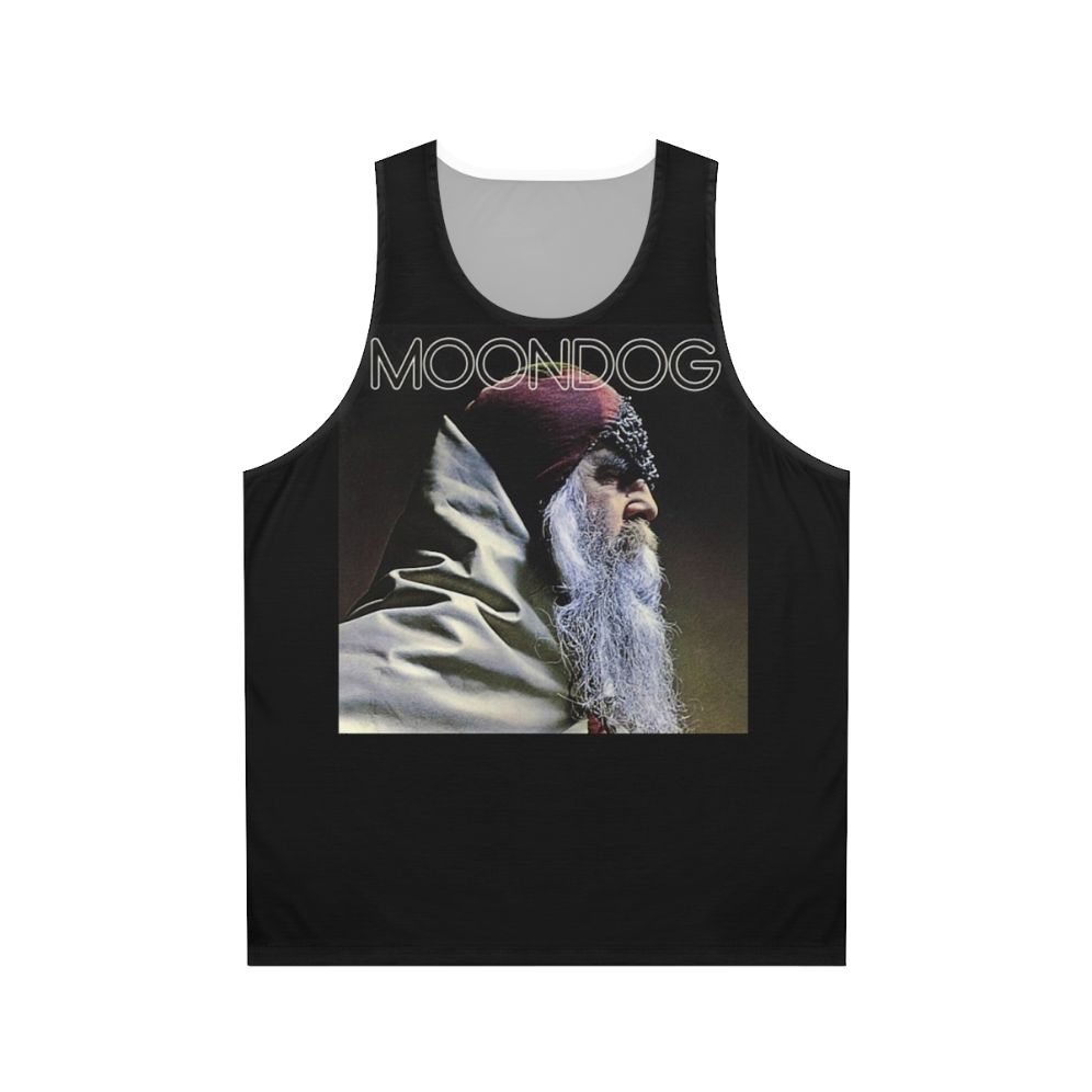 Moondog musician unisex tank top