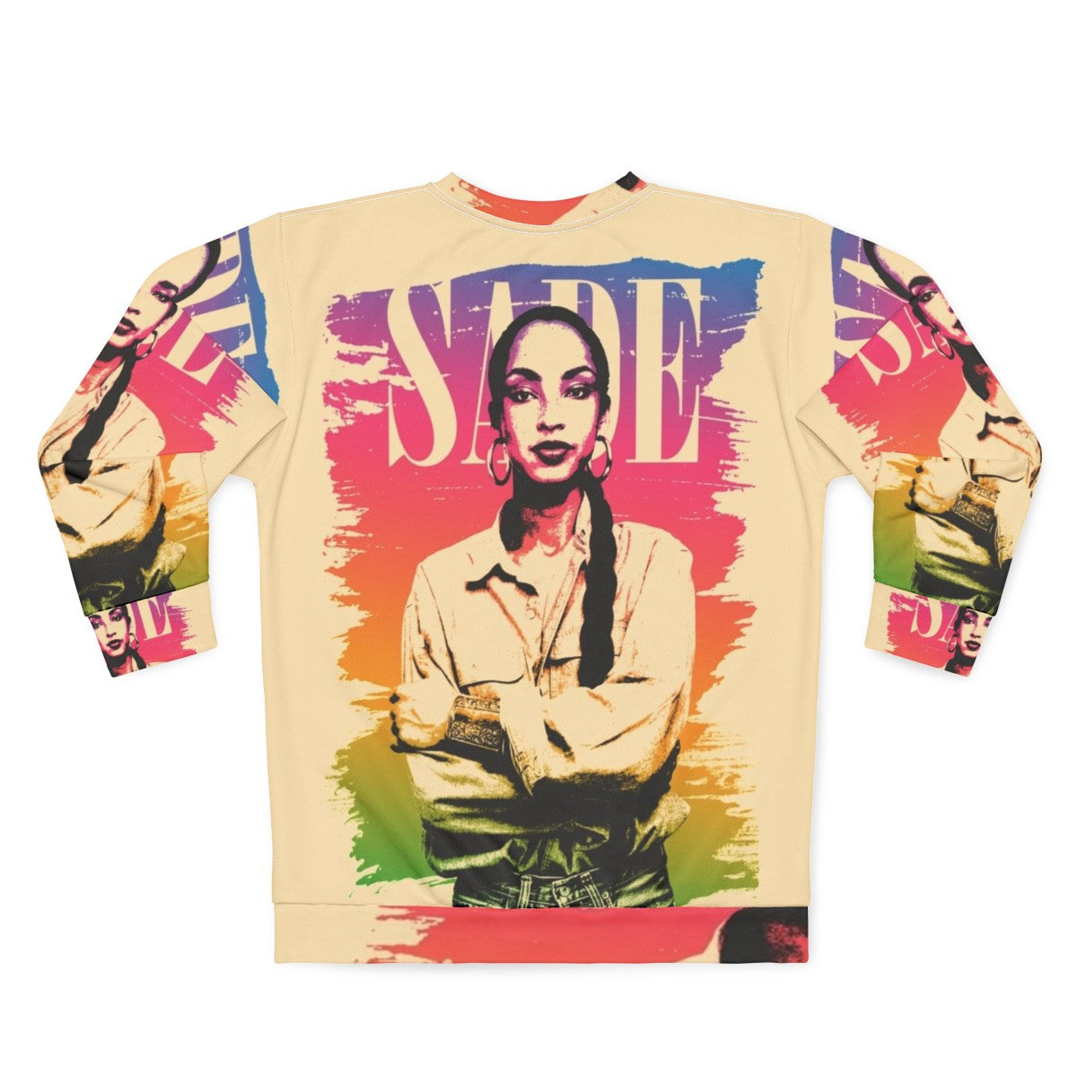 Sade Adu 80s Pop Singer Sweatshirt - Back