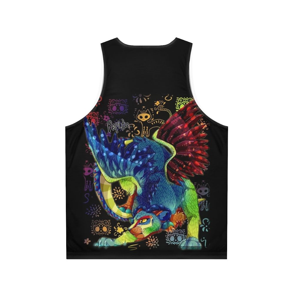 Alebrije Inspired Unisex Tank Top - Back