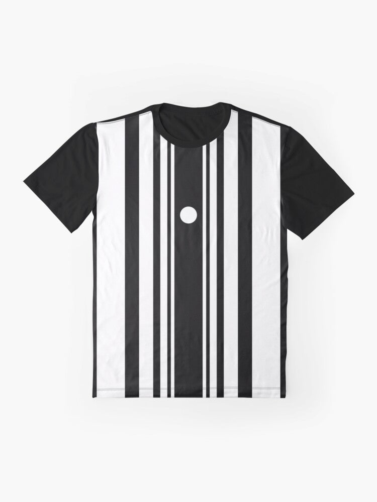 Doppler Effect Graphic T-Shirt with Physics Design - Flat lay