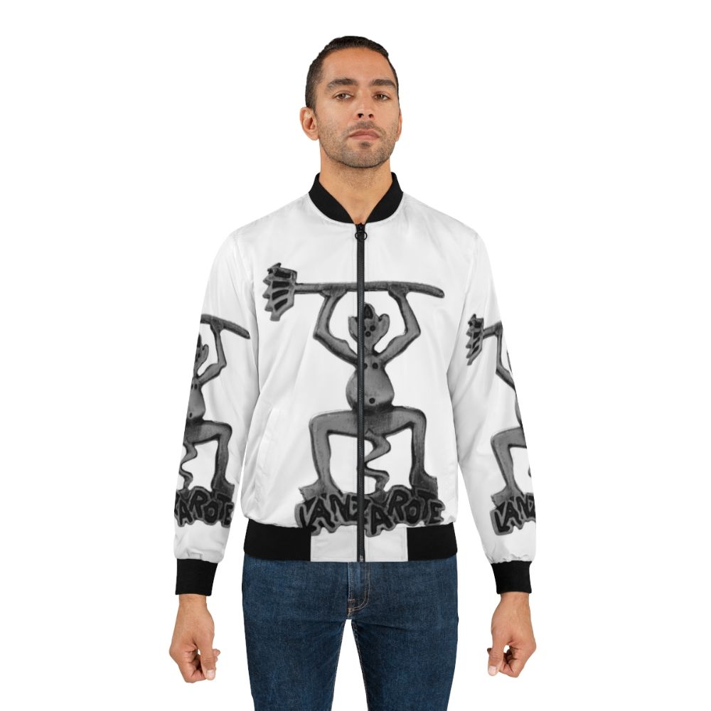 Lanzarote Devil Bomber Jacket with fiery devil design - Lifestyle