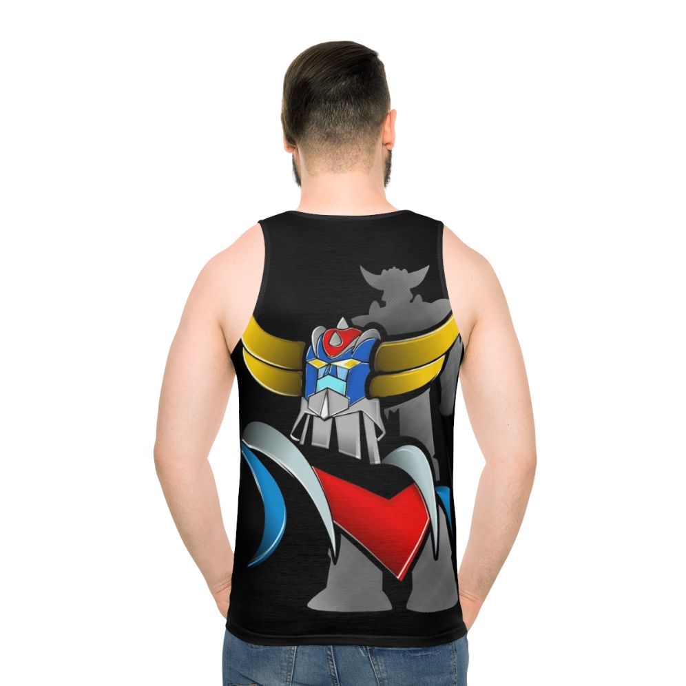 Vintage Goldorak Grendizer Anime Inspired Unisex Tank Top - men back