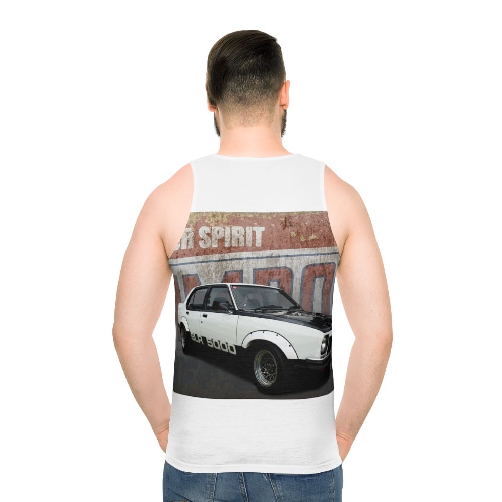 Holden Torana SLR 5000 Unisex Tank Top - men back