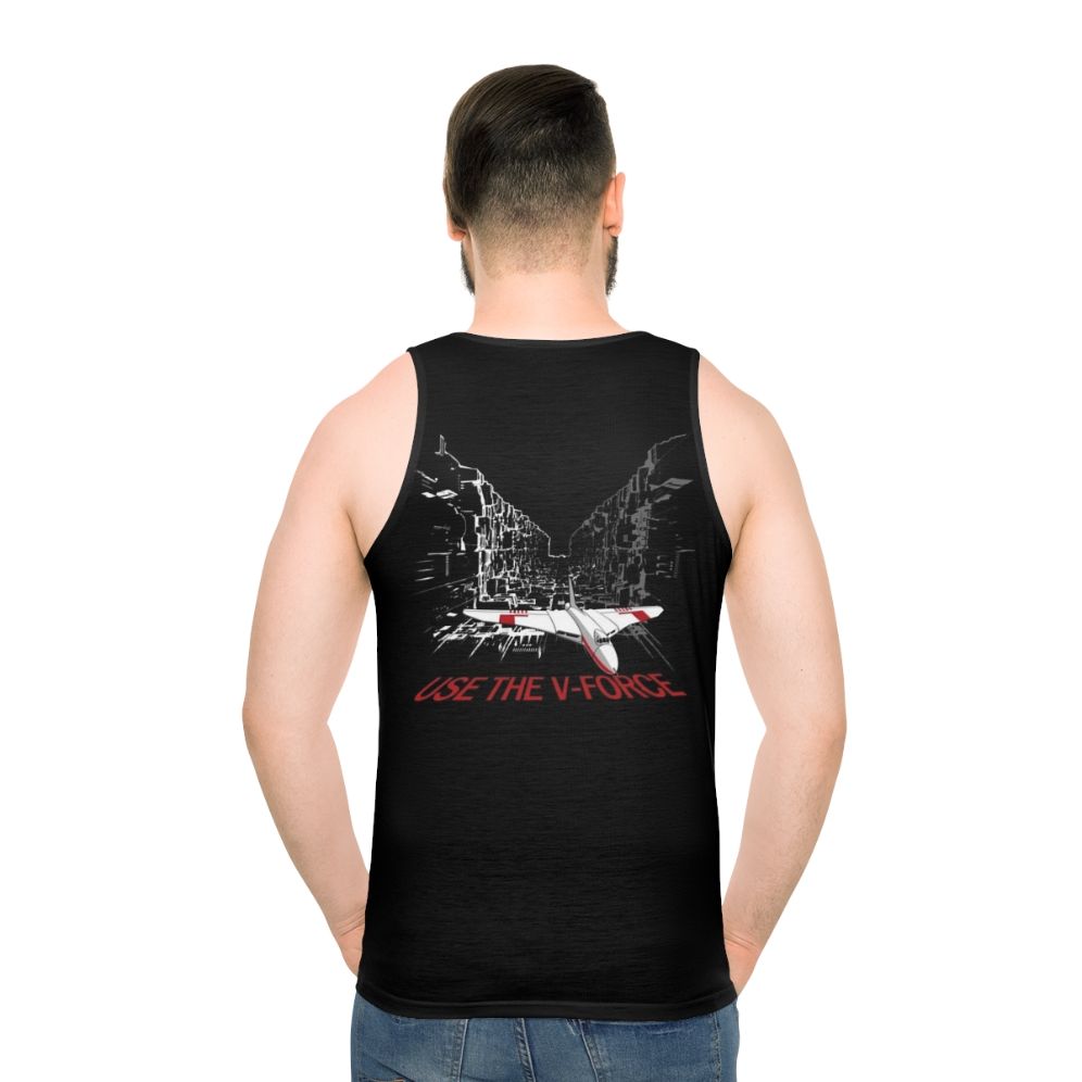 Unisex V Force Tank Top - men back