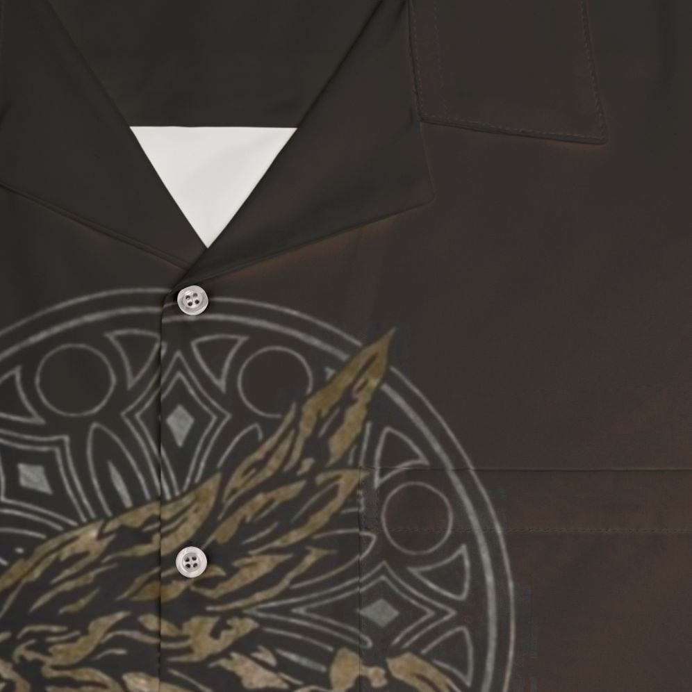 The Lucian Crest Final Fantasy Hawaiian Shirt - Detail