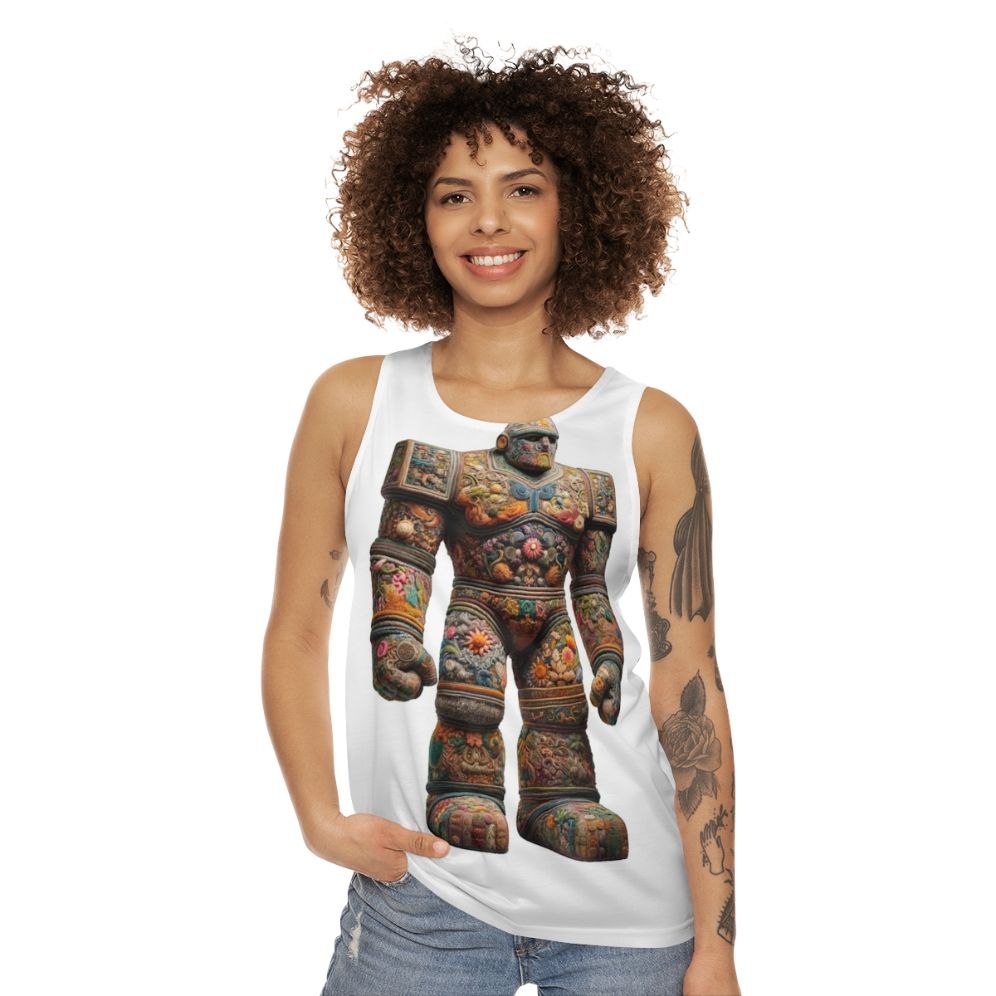 Embroidered Golem Unisex Fantasy Tank Top - women